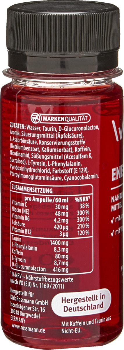 Bild 2 von WellMix Sport Energy Shot 2.48 EUR/100 ml