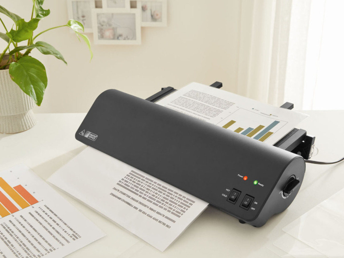 Bild 4 von UNITED OFFICE® Laminiergerät A3 ULG 300 B1 (schwarz) + 2x Laminierfolienset (A3)