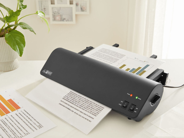 Bild 4 von UNITED OFFICE® Laminiergerät A3 ULG 300 B1 (schwarz) + 2x Laminierfolienset (A3)