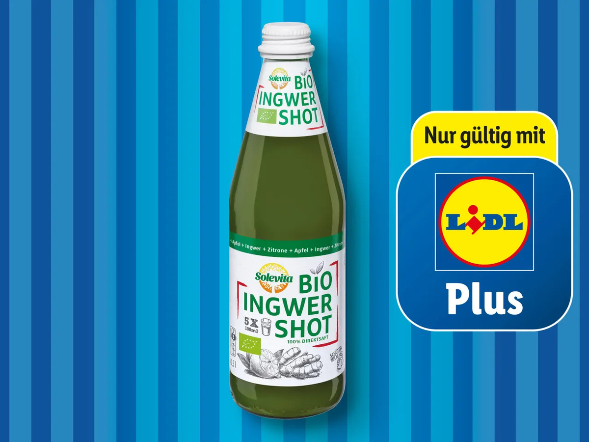 Bild 1 von Solevita Bio Ingwer Shot XXL, 
         500 ml
