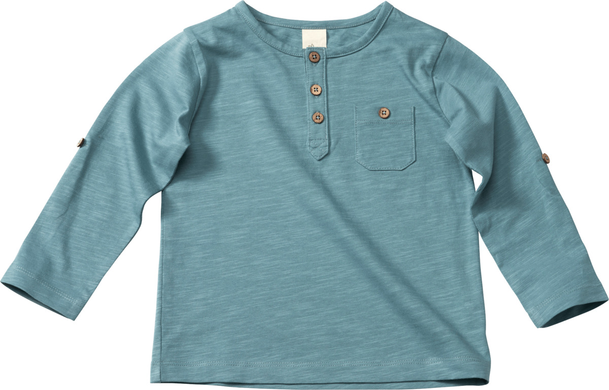 Bild 1 von ALANA Langarmshirt mit Brusttasche, blau, Gr. 122