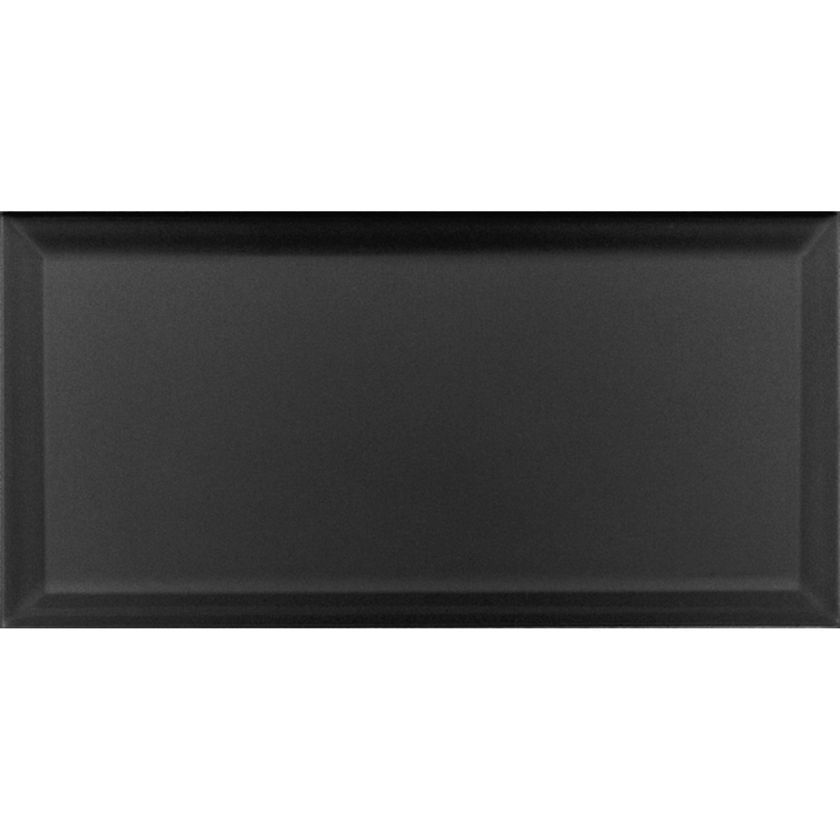 Bild 1 von Wandfliese 'Metrotiles' Steinzeug schwarz 10 x 20 cm