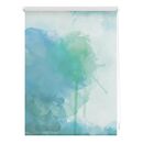 Bild 1 von Lichtblick Rollo Klemmfix, ohne Bohren, Verdunkelung, Aquarell - Blau Grün