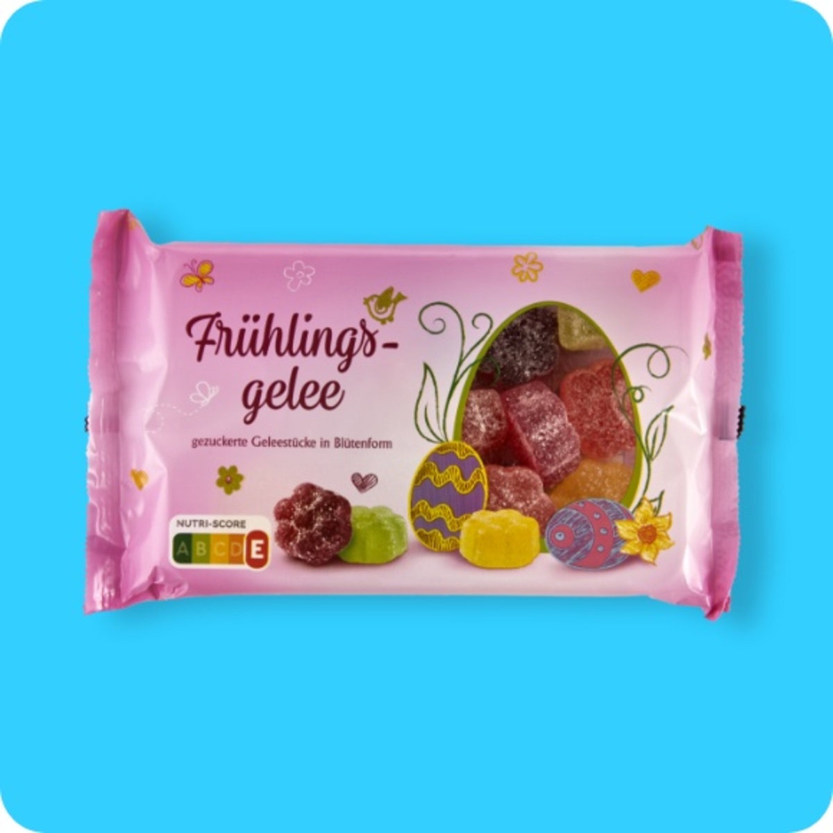 Bild 1 von OSTERPHANTASIE Frühlingsgelee, Gezuckerte Geleestücke in Blütenform