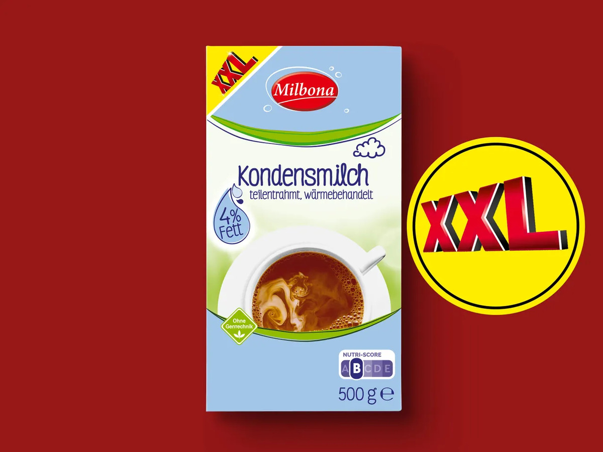 Bild 1 von Milbona Kondensmilch XXL, 
         500 g