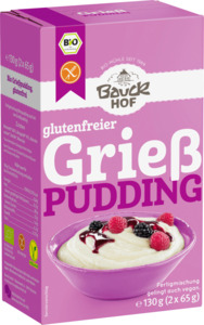 Bauckhof Grießpudding, glutenfrei (2x65 g)