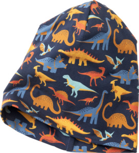 ALANA Mütze Pro Climate mit Dino-Muster, blau, Gr. 52/53