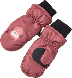 PUSBLU Handschuhe mit Eulen-Motiv, rosa, Gr. 1