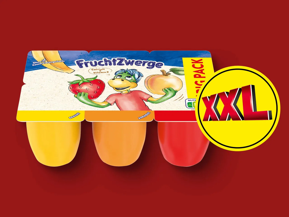 Bild 1 von Danone FruchtZwerge XXL, 
         6x 100 g