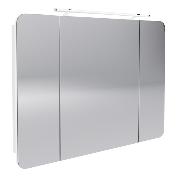 Bild 1 von Fackelmann LED-Spiegelschrank 'Milano' weiß 109,9 x 78 x 15,8 cm