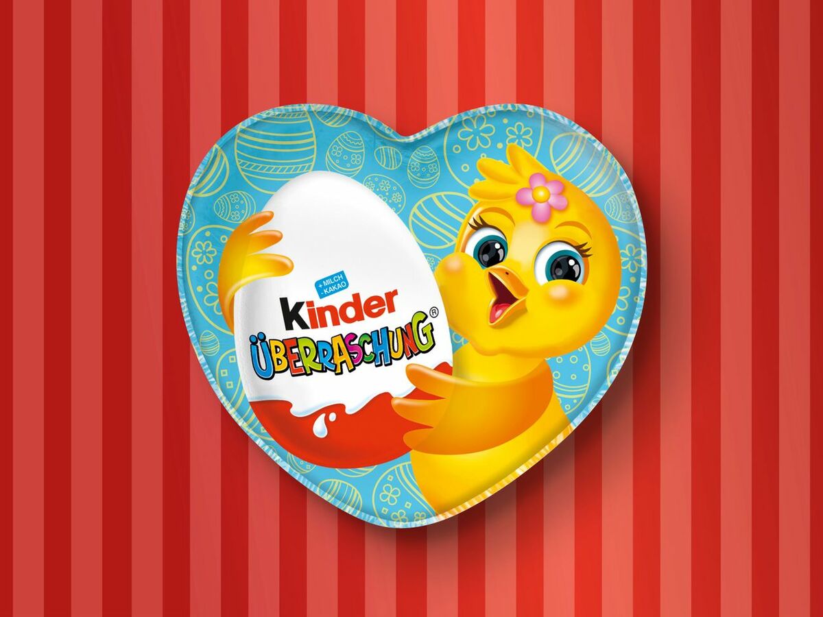 Bild 1 von Kinder Schokolade Herz mit Überraschung, 
         53 g