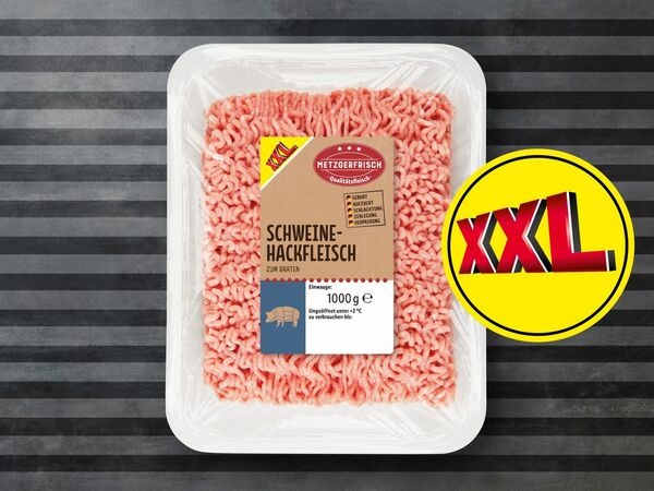 Bild 1 von Metzgerfrisch Frisches Schweine-Hackfleisch XXL, 
         1 kg