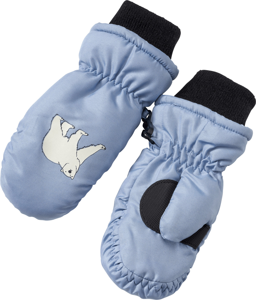 Bild 1 von PUSBLU Handschuhe mit Eisbär-Motiv, blau, Gr. 1