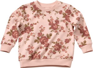 ALANA Sweatshirt Pro Climate mit Rosen-Muster, rosa, Gr. 74