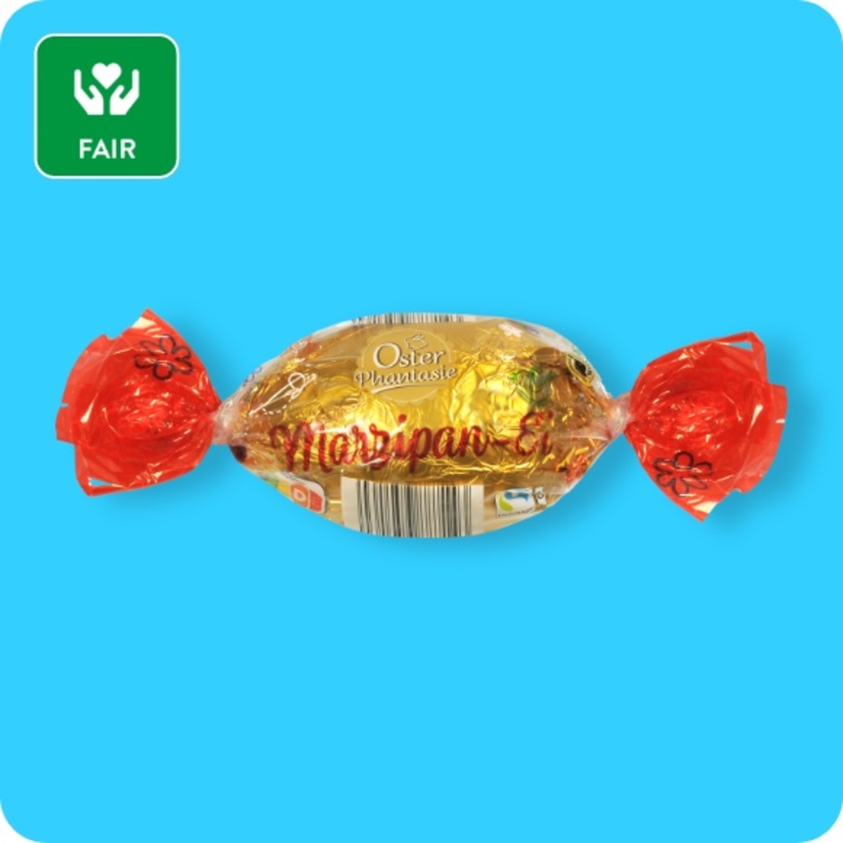 Bild 1 von OSTERPHANTASIE Marzipan-Ei, Kakao Fairtrade-zertifiziert⁴