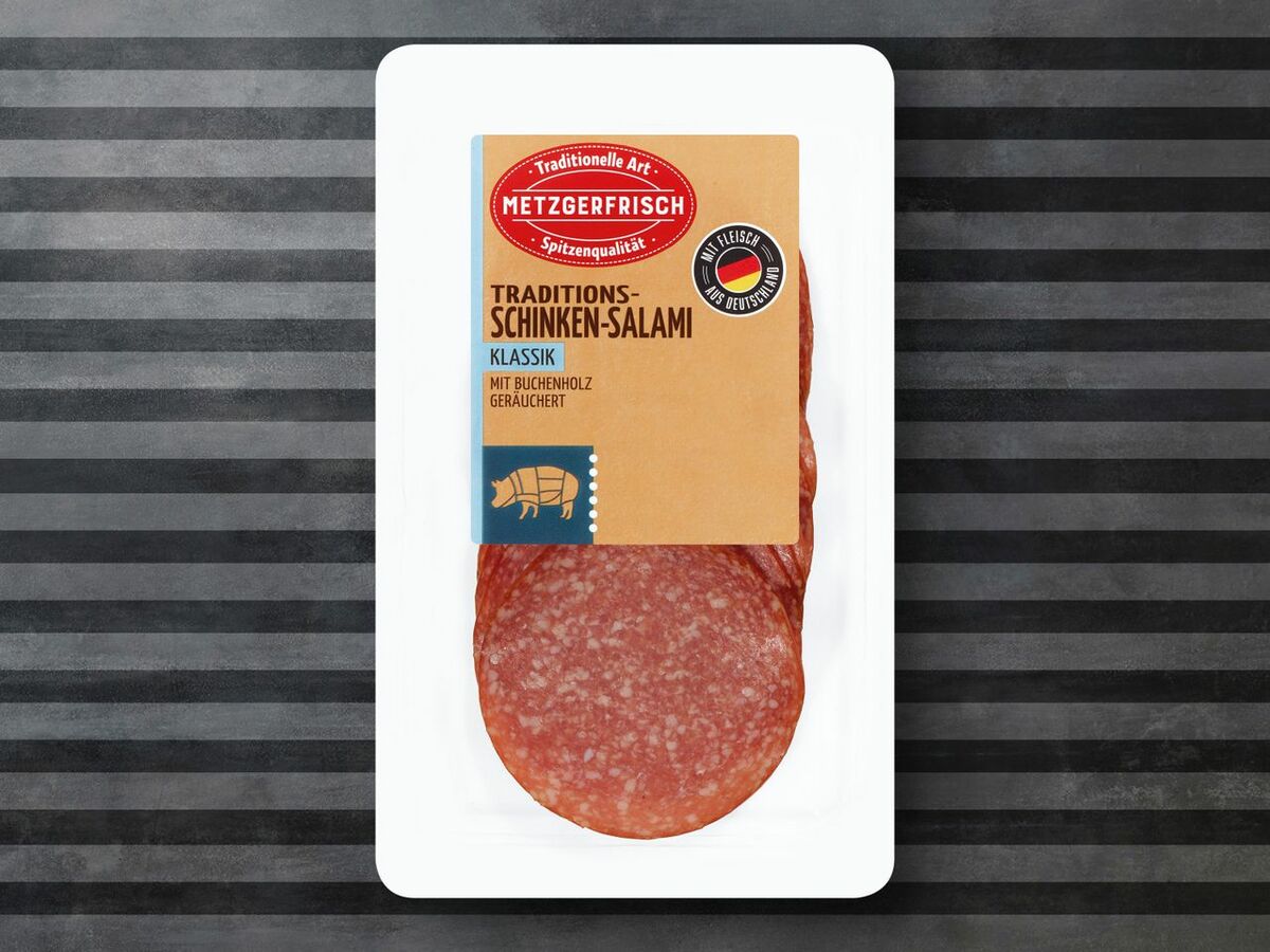 Bild 1 von Metzgerfrisch Traditions-Salami, 
         80 g