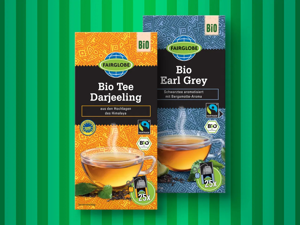 Bild 1 von Fairtrade Bio-Schwarztee, 
         25x 2 g