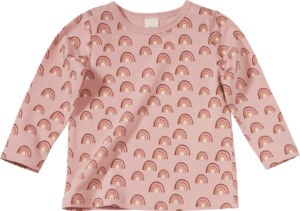 ALANA Shirt Pro Climate mit Regenbogen-Muster, rosa, Gr. 92