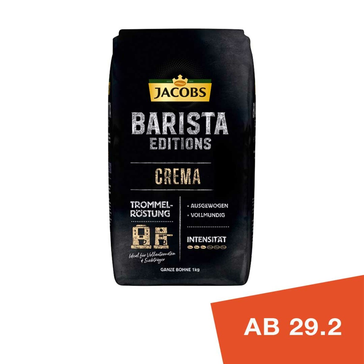 JACOBS BARISTA EDITIONS ganze Bohnen, versch. Sorten, je 1000gPckg