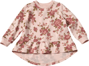 ALANA Sweatshirt mit Rosen-Muster, rosa, Gr. 98