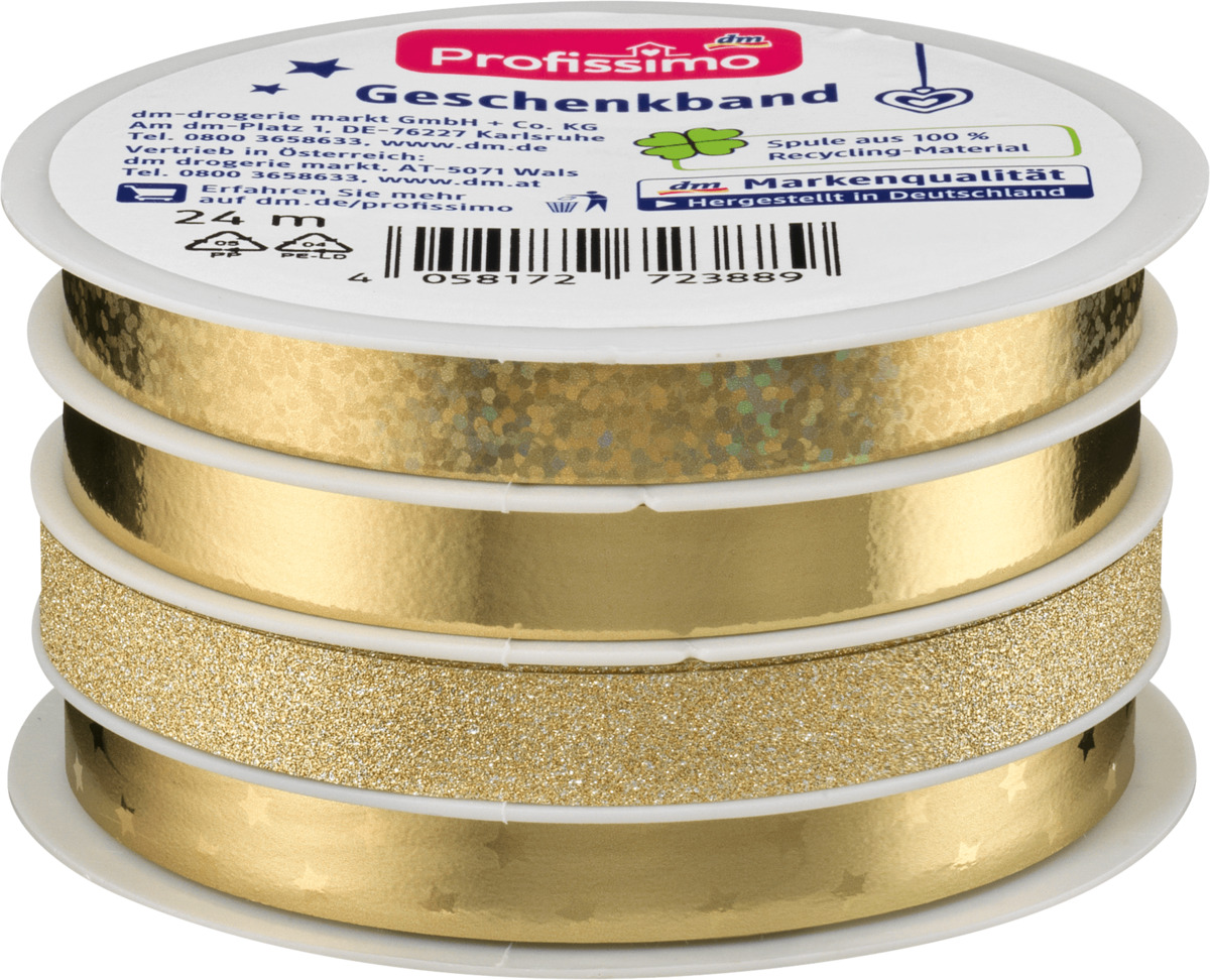 Bild 1 von Profissimo Geschenkband "gold"
