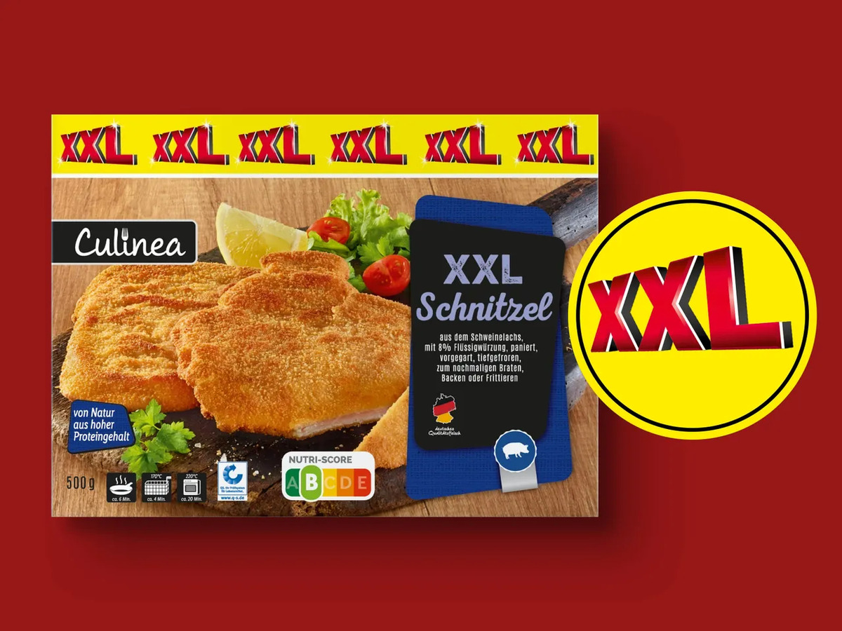 Bild 1 von Culinea XXL Schnitzel, 
         500 g