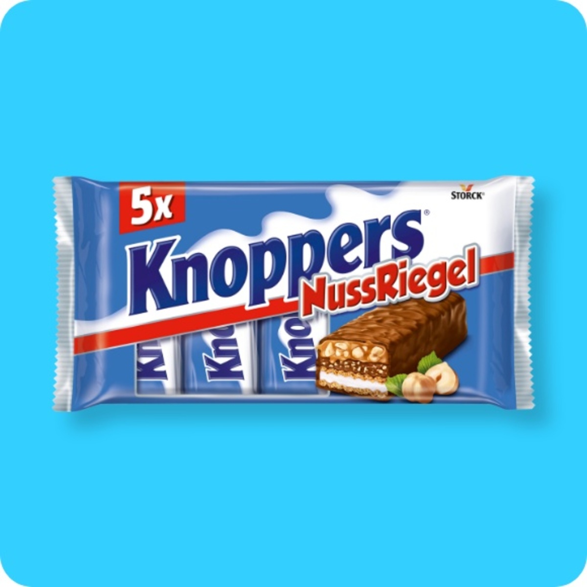 Bild 1 von KNOPPERS®  Nuss-Riegel, versch. Sorten