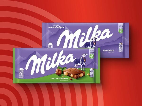 Bild 1 von Milka Tafelschokolade, 
         100/87 g