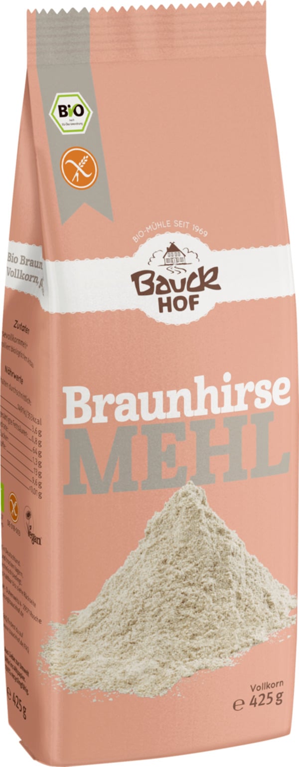 Bild 1 von Bauckhof Braunhirsemehl Vollkorn, glutenfrei