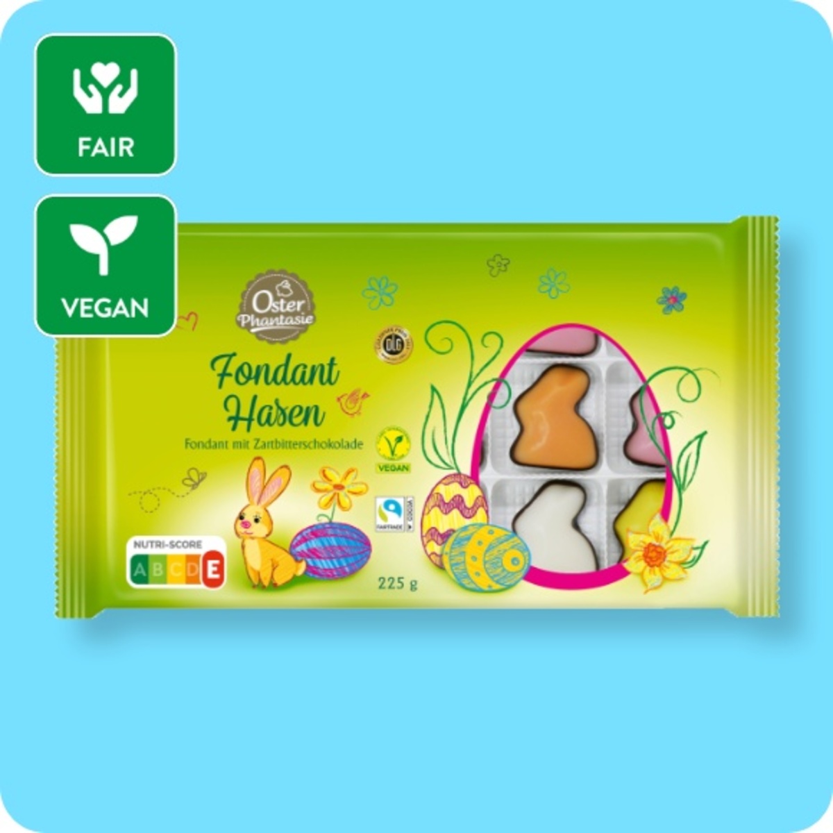 Bild 1 von OSTERPHANTASIE Fondant-Osterfiguren, Hasen oder Dotter-Eier