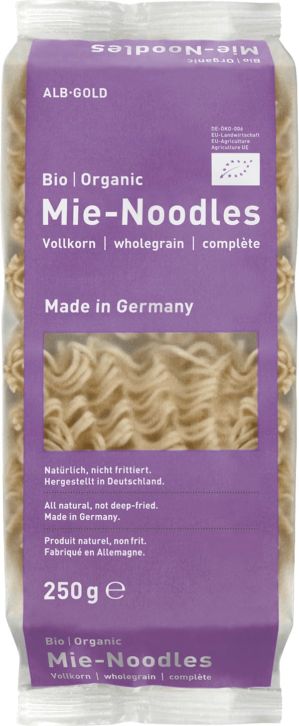 Bild 1 von Albgold Nudeln, Mie-Noodles aus Vollkorn