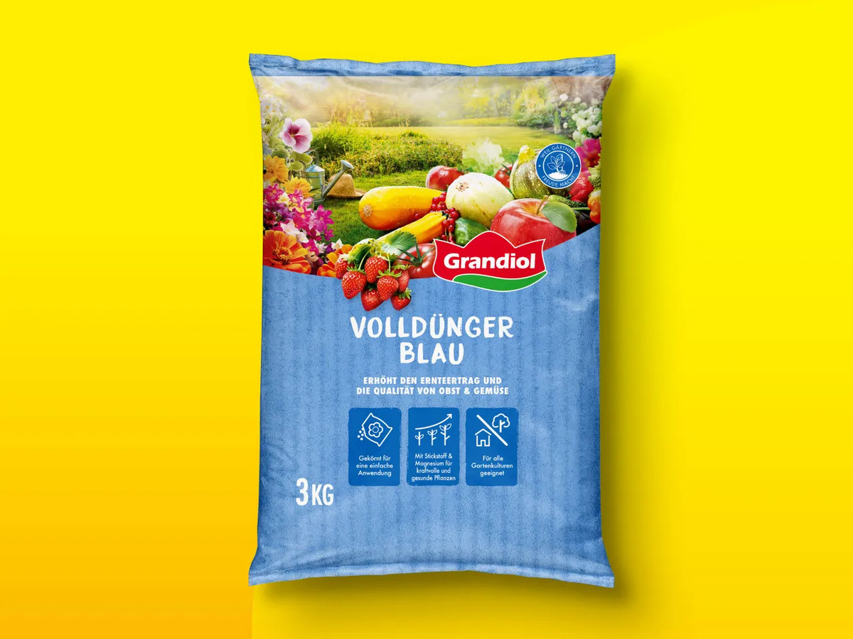 Grandiol Volldünger Blau, 3 kg von Lidl ansehen!