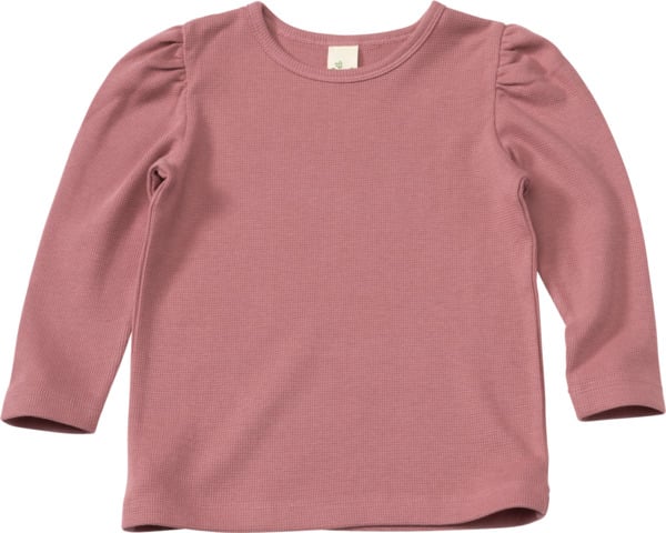 Bild 1 von ALANA Langarmshirt in Waffel-Struktur, rosa, Gr. 116