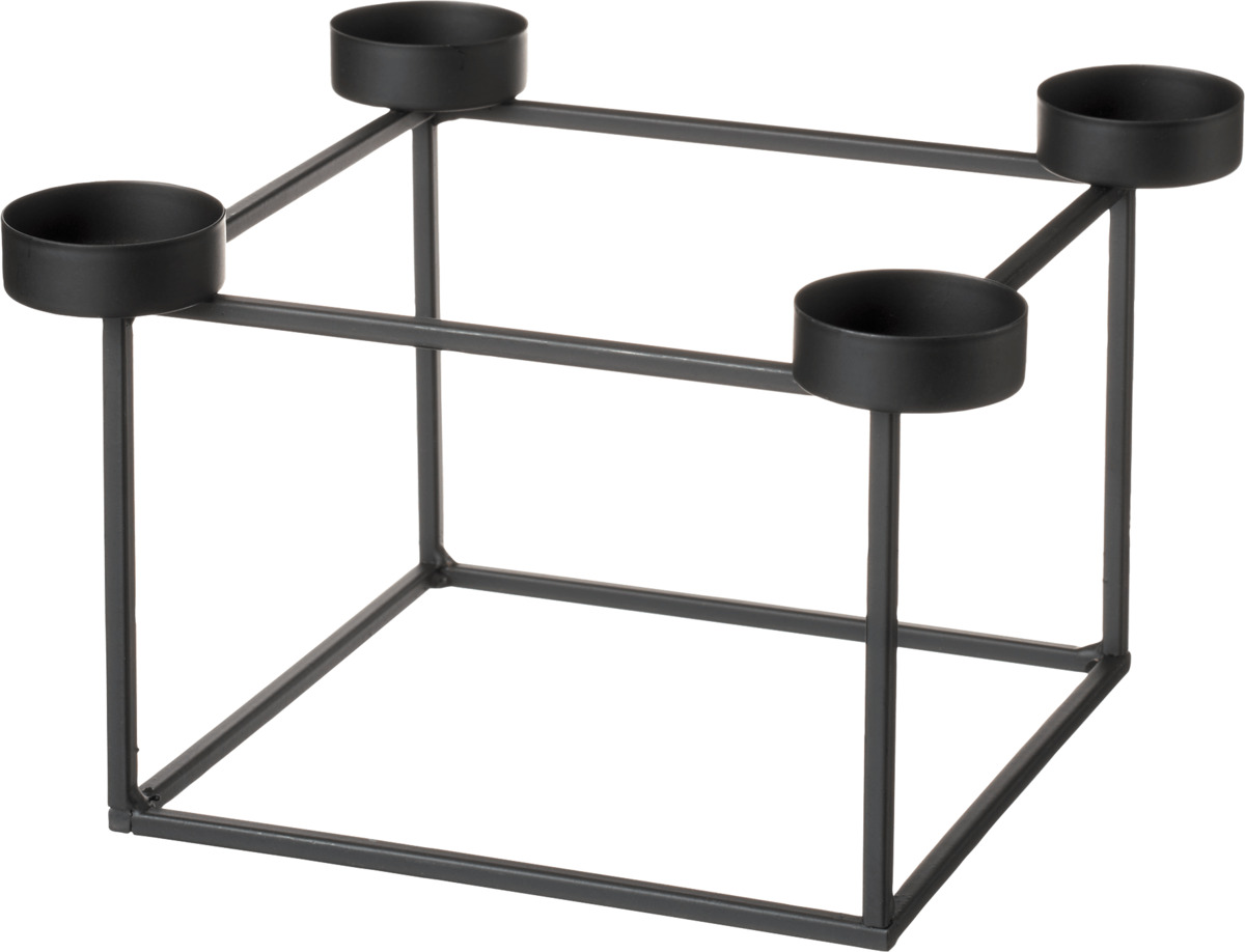 Bild 1 von BOLTZE Teelichthalter, schwarz