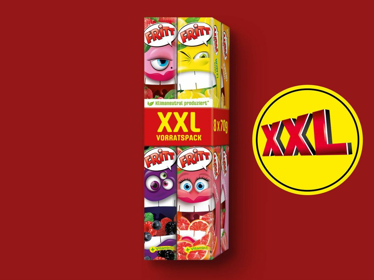 Bild 1 von Fritt Kaustreifen XXL, 
         560 g