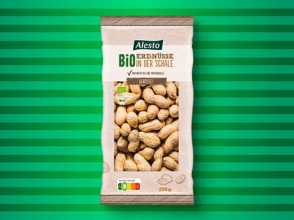 Bild 1 von Alesto Bio Erdnüsse, 
         250 g