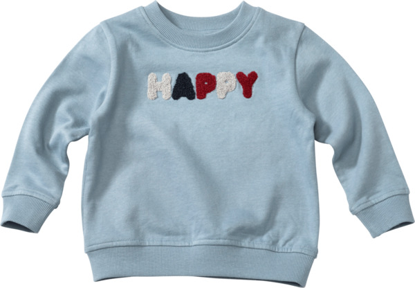 Bild 1 von ALANA Sweatshirt mit Happy-Schriftzug, blau, Gr. 98