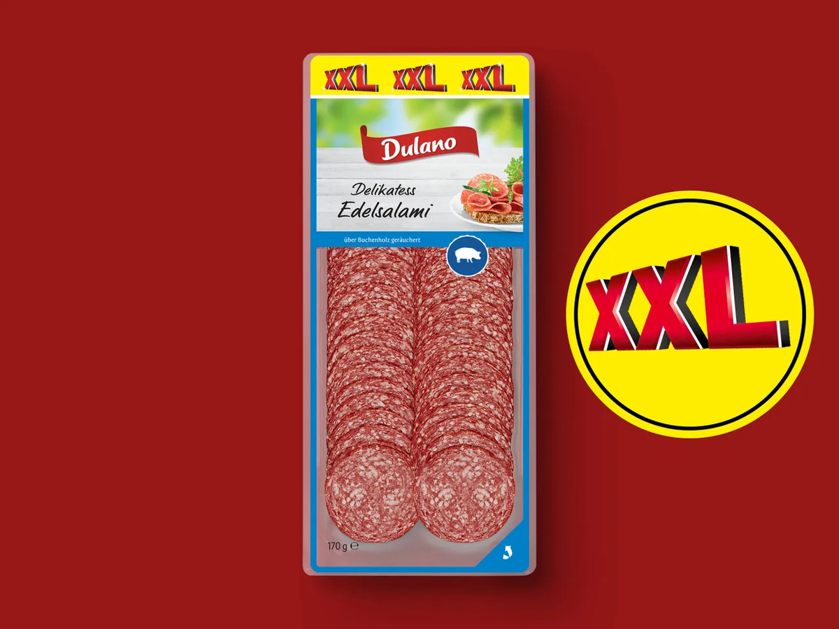 Bild 1 von Dulano Edelsalami geschnitten XXL, 
         170 g