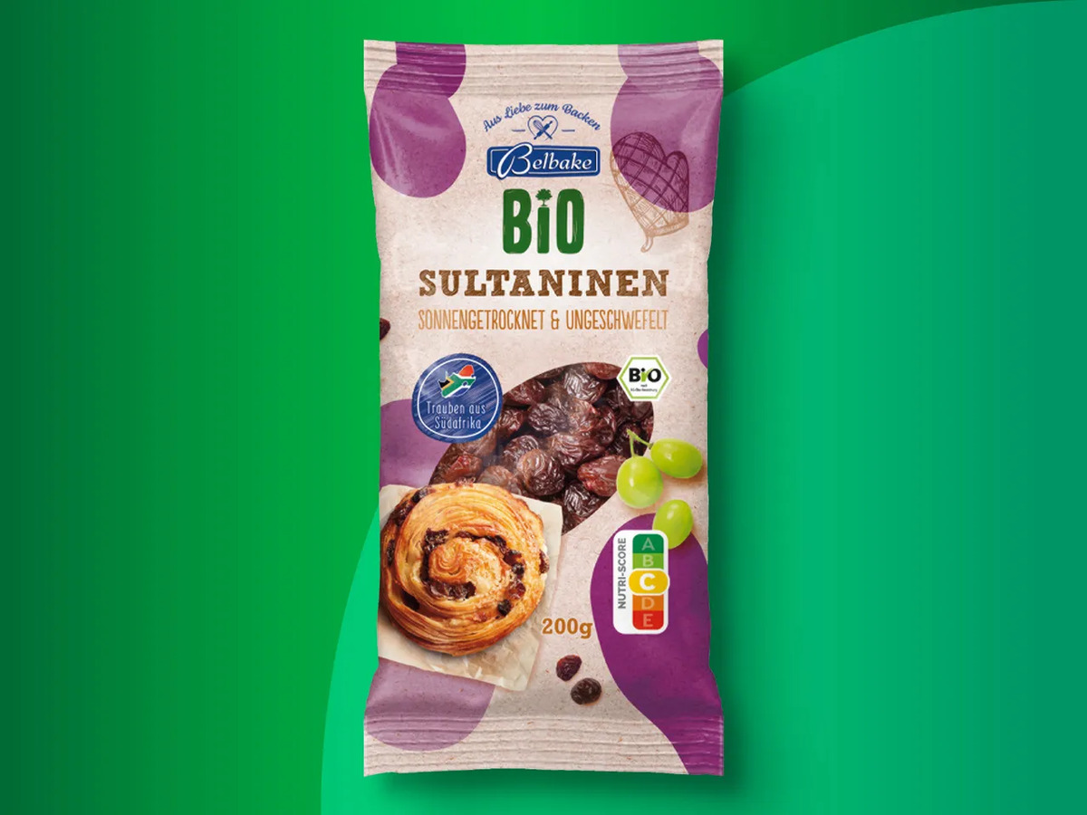 Bild 1 von Belbake Bio Sultaninen, 
         200 g