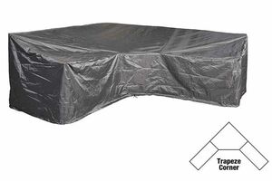 AeroCover Schutzhülle in L-Form für Lounge Sets, mit Trapez-Ecke, 300 x 300 x 90 x 65/90 cm