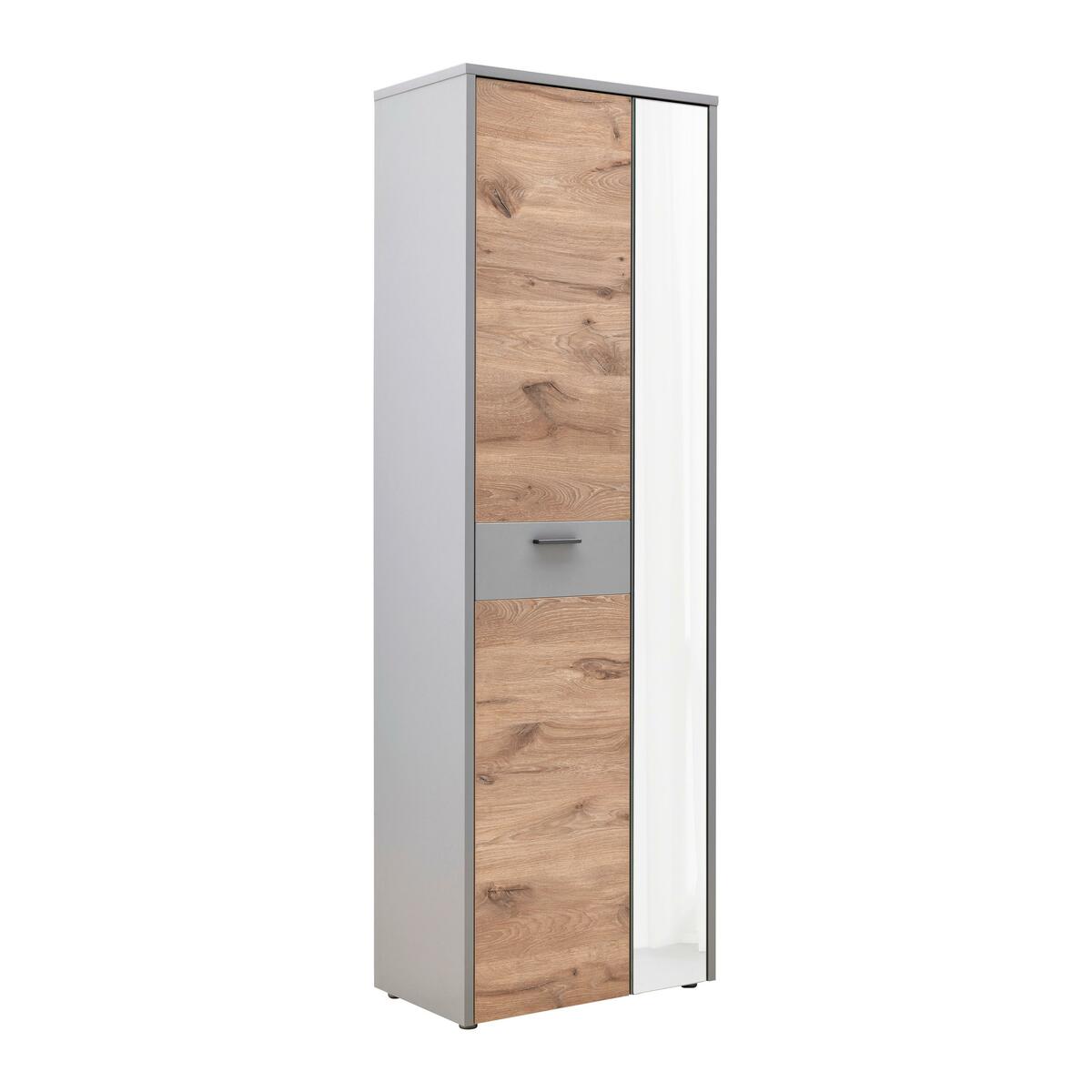 Bild 1 von Garderobenschrank Dynamic in Grau/Eichefarben