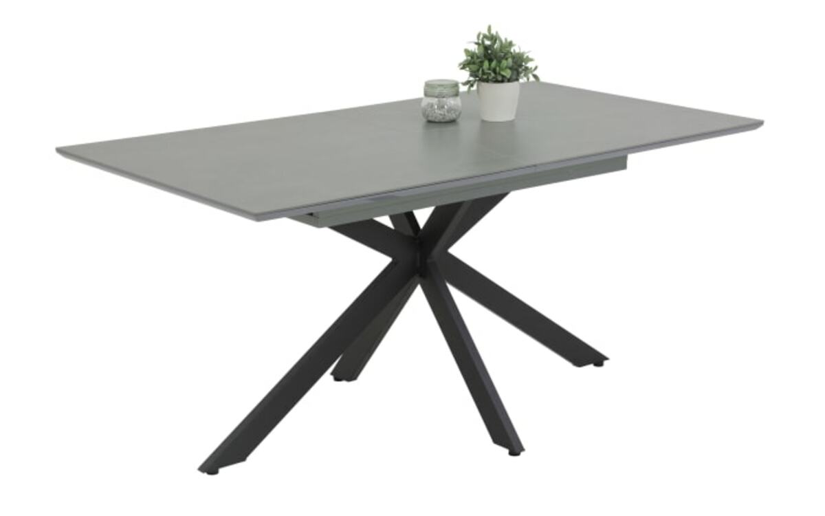 Bild 1 von Esstisch Chiara T, Marmor Nachbildung, grau, inkl. Synchronauszug