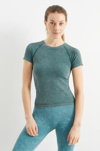 C&A Funktions-Shirt-seamless-UV-Schutz, Grün, Größe: XS