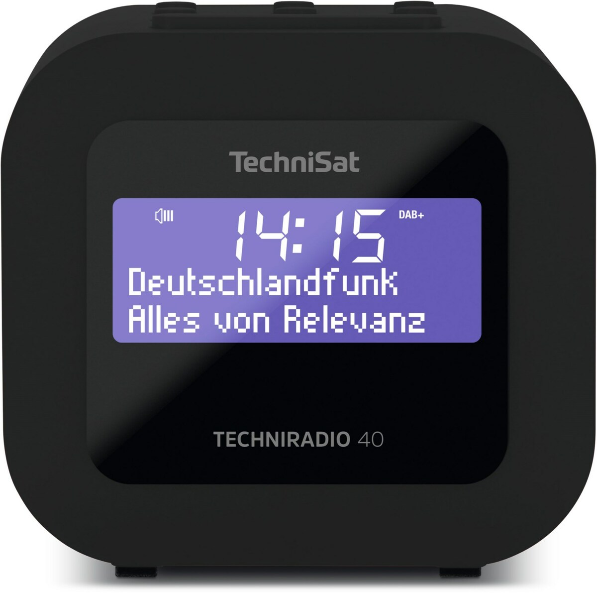 Bild 1 von TechniRadio 40 Uhrenradio schwarz
