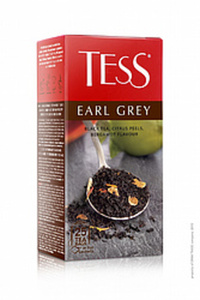 Schwarzer Tee "Tess Earl Grey", aromatisiert – Bergamotte, i...