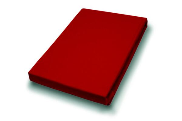 Bild 1 von Vario Jersey-Spannbetttuch rot, 100 x 200 cm 0706200553