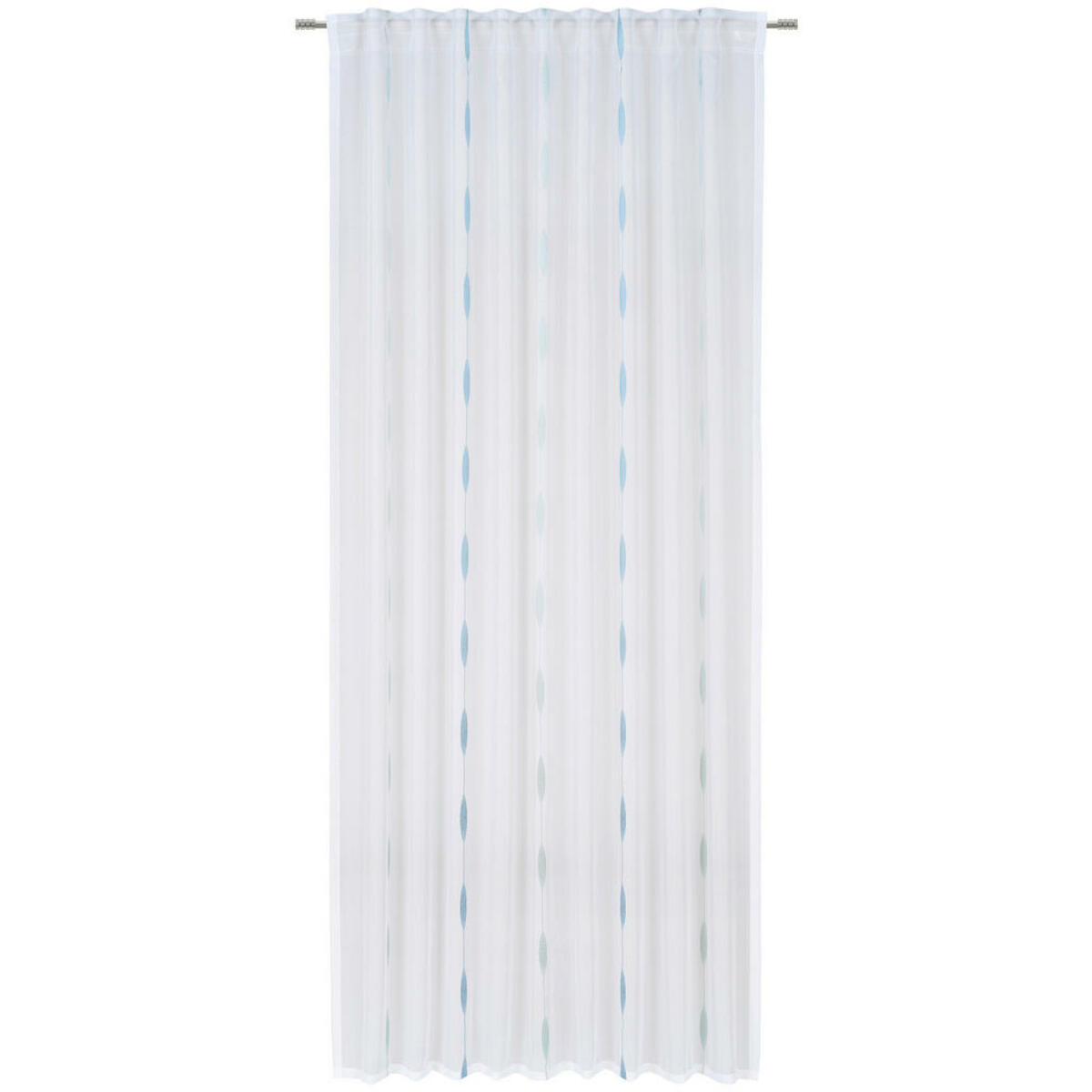 Bild 1 von Esposa Fertigvorhang Dilara, Blau, Textil, 140x245 cm, Oeko-Tex® Made IN Green, für Stange und Schiene geeignet, mit Kombiband, Wohntextilien, Gardinen & Vorhänge, Fertiggardinen