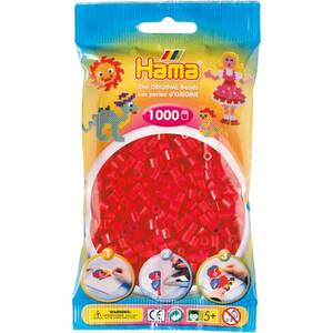 Hama B&uuml;gelperlen - 1000 Perlen - rot