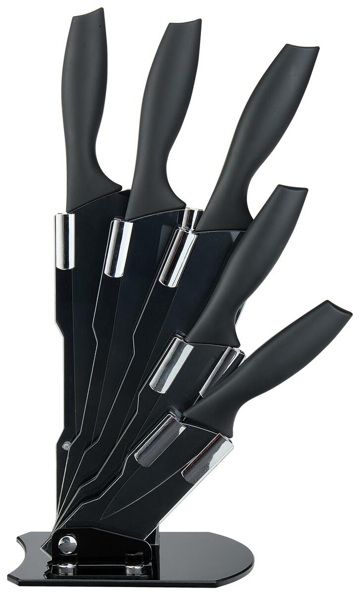 Bild 1 von Messerblock Melly in Schwarz, 9-teilig, Schwarz