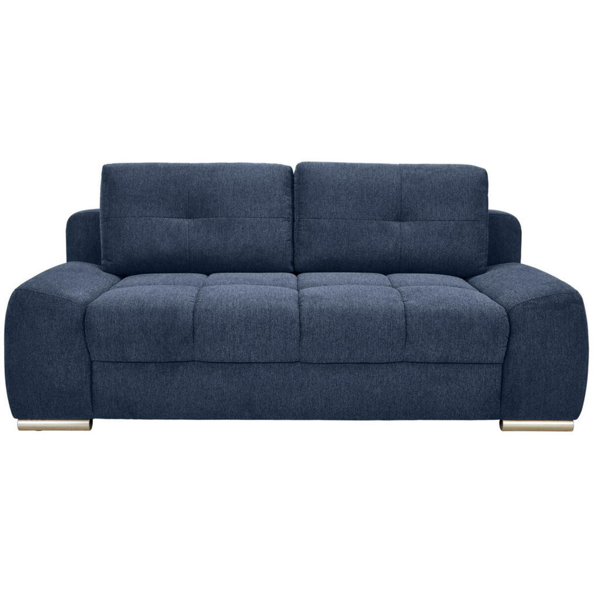 Bild 1 von Welnova Boxspringsofa, Dunkelblau, Textil, 2,5-Sitzer, 210x92x108 cm, Liegefunktion, Schlafen auf Sitzhöhe, einzeln ausziehbar, Rücken echt, Armteil links, rechts, Wohnzimmer, Sofas & Couches, Sofa